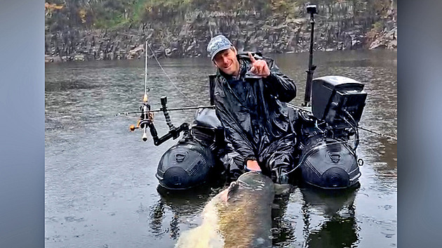 Kdybych nebyl v šoku, brečel bych. Vágner vylovil největší rybu vltavské kaskády