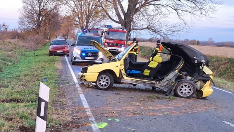 Tragický návrat z halloweenské párty. Kristýna a Dominik přišli při nehodě u Vlčan o život