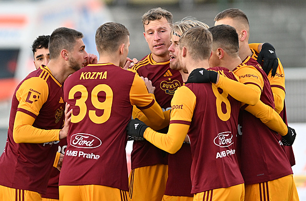 ONLINE: Dukla - Sigma Olomouc 1:1, hosté srovnávají před pauzou zásluhou Ghaliho