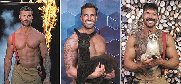 Australští hasiči jsou opět tu. Nechybí odhalená hruď a zvířátka