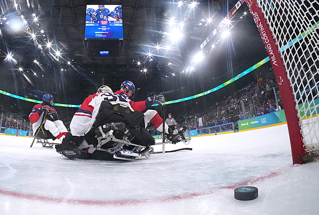 Sen o finále je pryč. Parahokejisté nestačili na Američany, o bronz se utkají s Čínou